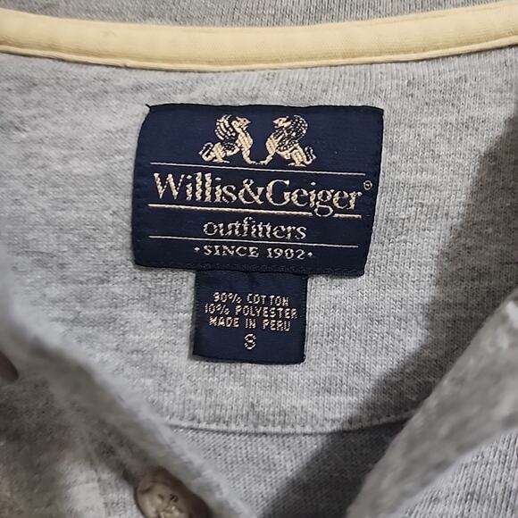 Willis & Geiger Outfitters Cotton Poly Sweater Size S Small Made in Peru - Picture 2 of 11